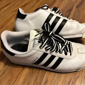 Adidas Women’s Samoa White and Black Sneakers